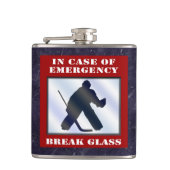 Hockey Goalie Hip Flask Heupfles (Voorkant)