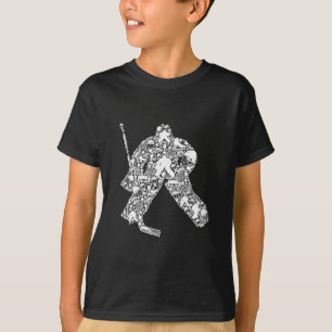 Hockey Goalie Hockey Speler Mannen Kinder Jongens  T-shirt