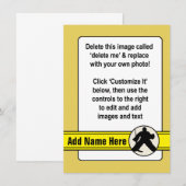  Hockey Goalie Kaart (Voorkant / Achterkant)