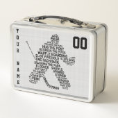  Hockey Goalie Lunch Box (Achterkant)