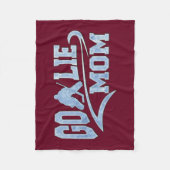 Hockey Goalie Ma Athletic Tail Fleece Deken (Voorkant)