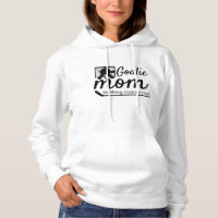 Hockey Goalie Ma Hoodie sweatshirt zwart