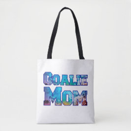 Hockey Goalie Ma Waterverf Tote Bag