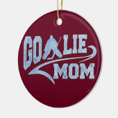 Hockey Goalie mam Athletic Tail Keramisch Ornament (Links)