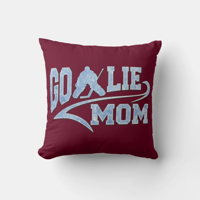 Hockey Goalie mam Athletic Tail Kussen (Voorkant)