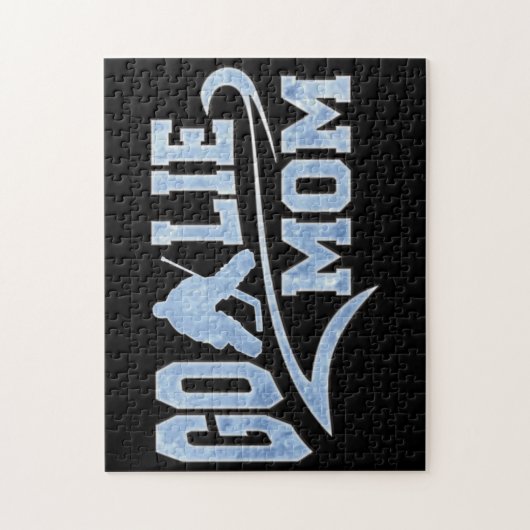 Hockey Goalie mam Athletic Tail Legpuzzel (Verticaal)