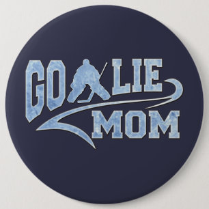 Hockey Goalie mam Athletic Tail Ronde Button 6,0 Cm