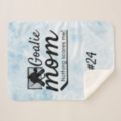 Hockey goalie mam rink versnelling deken blauw ijs (Voorkant (horizontaal))