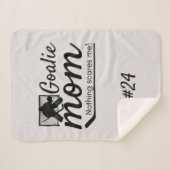 Hockey goalie mam rink versnelling deken grijs (Voorkant (horizontaal))