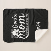 Hockey goalie mam rink versnelling deken zwart (Voorkant (horizontaal))