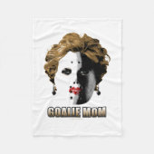 Hockey Goalie mama Fleece Deken (Voorkant)