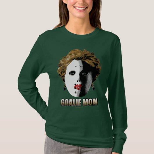 Hockey Goalie mama T-shirt (Voorkant)