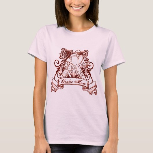 Hockey Goalie mama T-shirt (Voorkant)