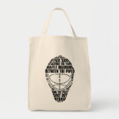 Hockey Goalie Mask Bag Tote Bag (Voorkant)