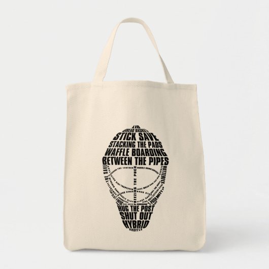 Hockey Goalie Mask Bag Tote Bag (Voorkant)