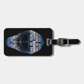 Hockey Goalie Mask Bagagelabel (Voorkant horizontaal)