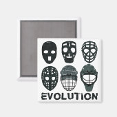 Hockey Goalie Mask Evolution Magneet (Voorkant / Achterkant)