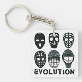 Hockey Goalie Mask Evolution Sleutelhanger (Voorkant)