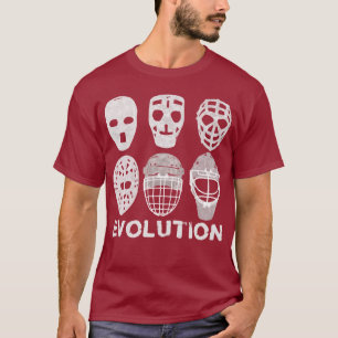 Hockey Goalie Mask Evolution T-shirt