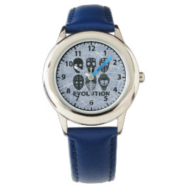 Hockey Goalie Mask Evolution Watch Horloge