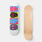 Hockey Goalie maskerbord Persoonlijk Skateboard (Voorkant)