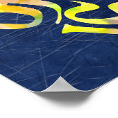 Hockey Goalie My Goal Typografie Poster (Hoek)