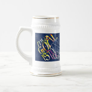 Hockey Goalie My Goal Word Art Bierpul
