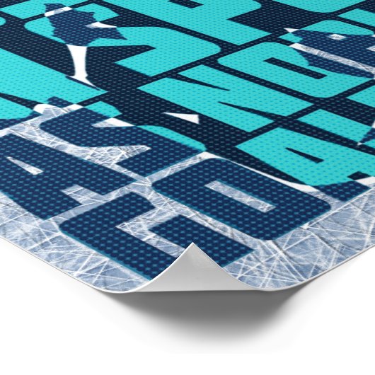 Hockey Goalie Noble Quote Poster (Hoek)