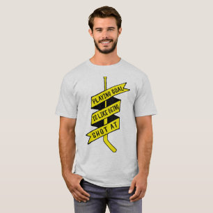 Hockey Goalie Quote, met naam & nummer T-shirt