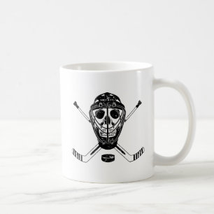 Hockey Goalie Skull Koffiemok