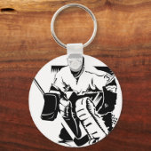 Hockey Goalie Sleutelhanger (Voorkant)