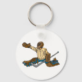 Hockey Goalie Sleutelhanger (Achterkant)