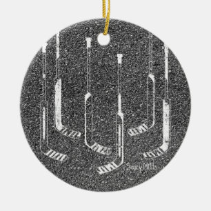 Hockey Goalie Sticks Keramisch Ornament