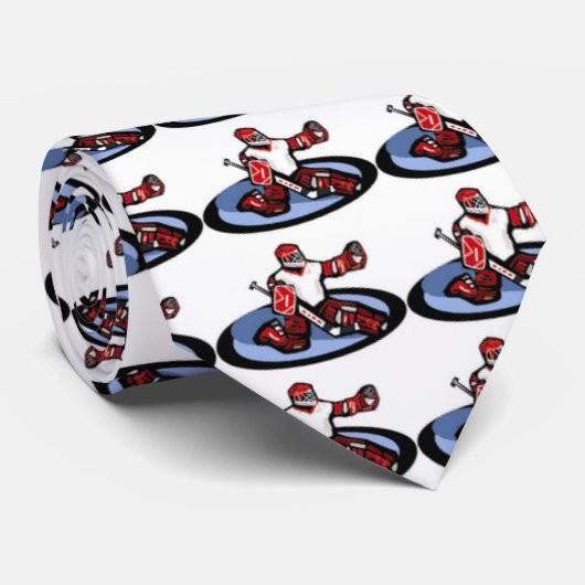 Hockey Goalie Stropdas (Opgerold)