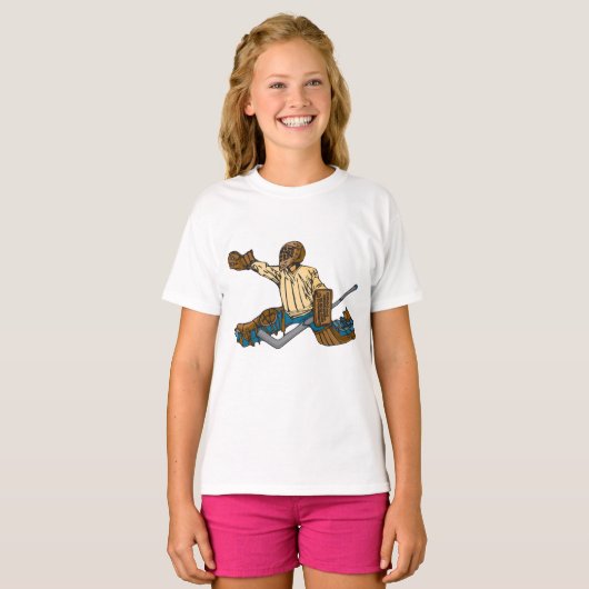 Hockey Goalie T-shirt (Voorkant volledig)