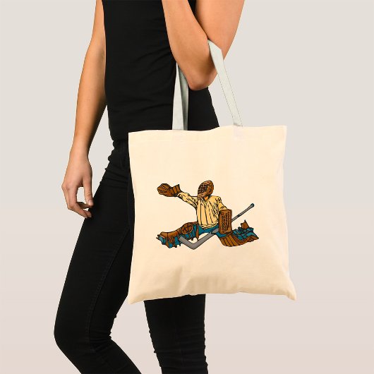 Hockey Goalie Tote Bag