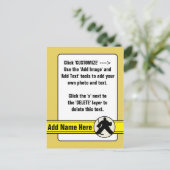  Hockey Goalie Trading Kaart (Staand voorkant)