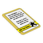  Hockey Goalie Trading Kaart Magnet Magneet (Rechterzijde)