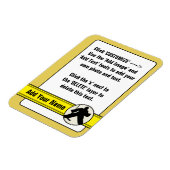  Hockey Goalie Trading Kaart Magnet Magneet (Linkerzijde)