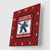 Hockey Goalie Wall klok (Hoek)