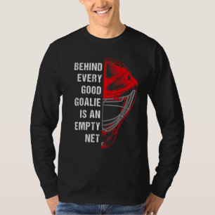 Hockey Goalkeeper Masker Player Outfit voor Ice Ho T-shirt