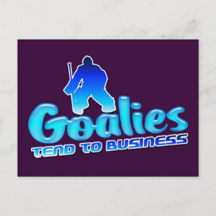 Hockey Goaltender Briefkaarten