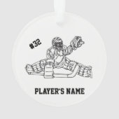  Hockey Goaltender Ornament (achterkant)
