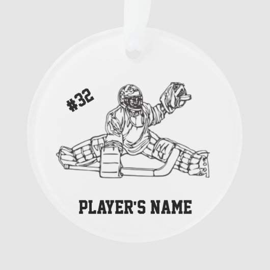 Hockey Goaltender Ornament (voorkant)