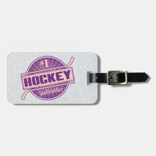 Hockey Godmoeder Bagagelabel (Voorkant horizontaal)