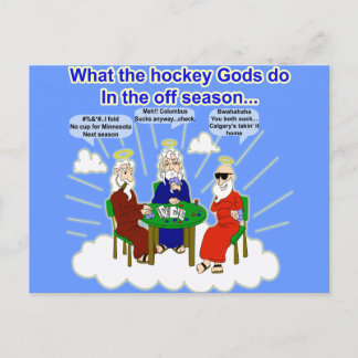 Hockey Gods Briefkaart