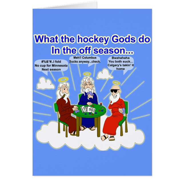 Hockey Gods Card (Voorkant)