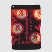 Hockey Golfhanddoek (Voorkant)