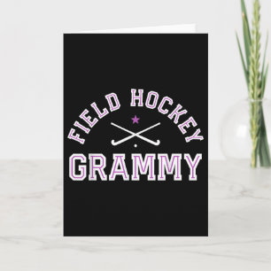 Hockey Grammy Trotse Oma Sport Grootmoeder Kaart