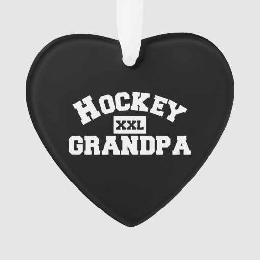 Hockey Grandpa Ornament (voorkant)